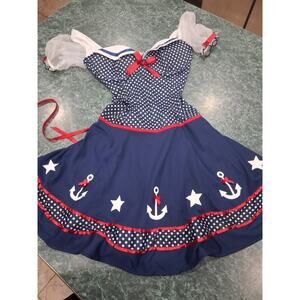 Dreamgirl Women's Sz Small Sailor Sexy Adult Costume Lingere Cosplay Fantasy